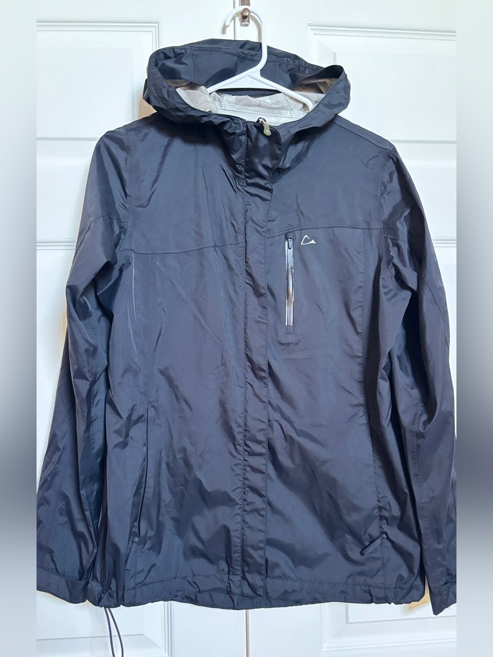 Paradox Women’s Waterproof Rain Jacket Black Hooded Hiking Travel Shell Size S